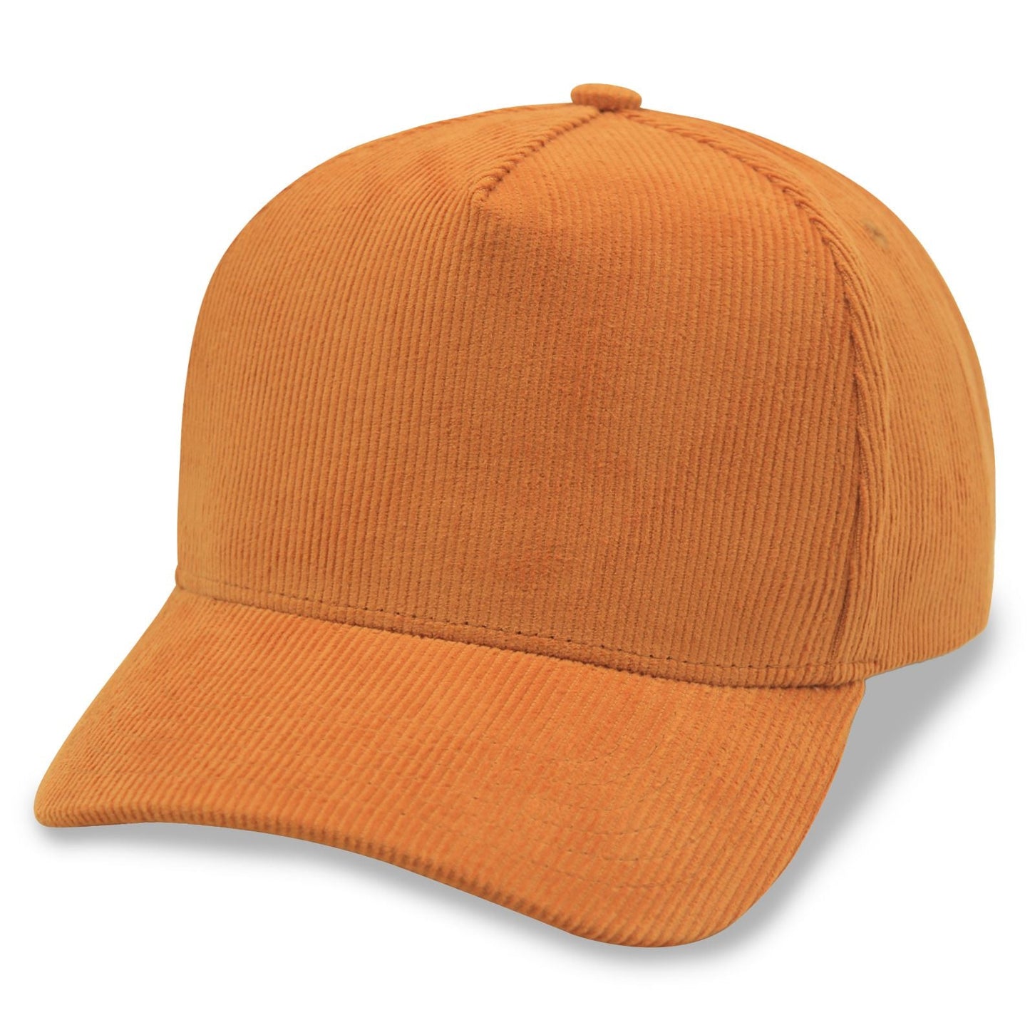 UPTOWN BLANKS 6527 mustard yellow corduroy two-tone cap